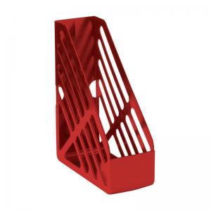 Office Magazine Rack File Foolscap Red 909213