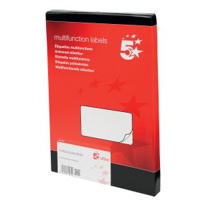 Office Multipurpose Labels Laser Copier Inkjet 10 per Sheet 99x57mm