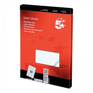 Office Multipurpose Labels Laser Copier Inkjet 18 per Sheet