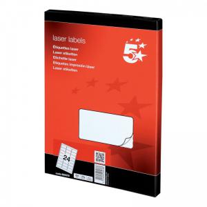 Office Multipurpose Labels Laser Copier Inkjet 24 per Sheet 64x34mm