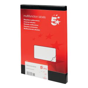 Office Multipurpose Labels Laser Copier Inkjet 6 per Sheet 99x93mm