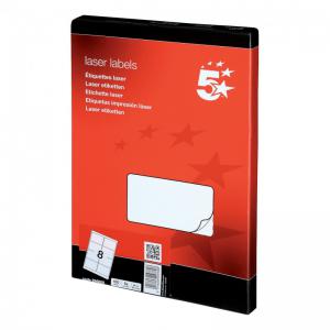 Office Multipurpose Labels Laser Copier Inkjet 8 per Sheet 99.1x67.7mm