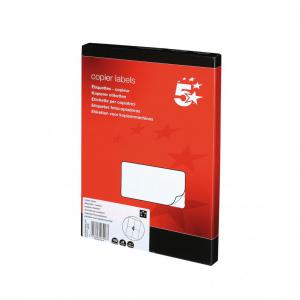Office Multipurpose Labels Laser Copier and Inkjet 4 per Sheet