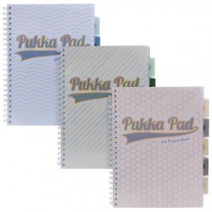 Pukka Haze Project Book A4 Wirebound 200 Ruled Pages 80gsm Paper With