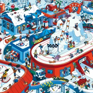 Ravensburger Puzzle Winter Sports