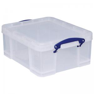 Really Useful Storage Box Plastic Lightweight Robust Stackable 18