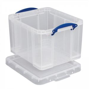 Really Useful Storage Box Plastic Lightweight Robust Stackable 35