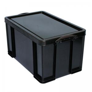Really Useful Storage Box Plastic Recycled Robust Stackable 84 Litre