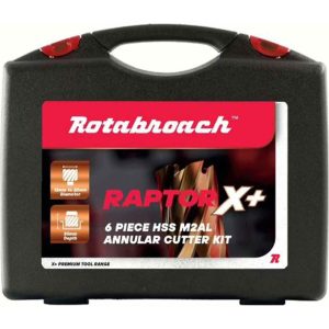 Rotabroach 6 Piece Raptor X Plus Mag Drill Hole Cutter Set