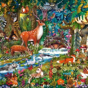 Schmidt Spiele Puzzle Forest Animals - Posters