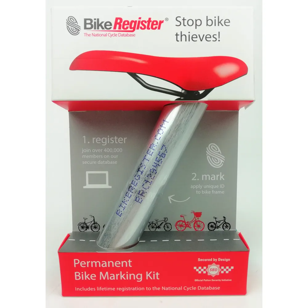 Selectamark BikeRegister Permanent Marking Kit