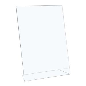 Sign Holder Portrait Slanted A4 Clear 938546 FS938546