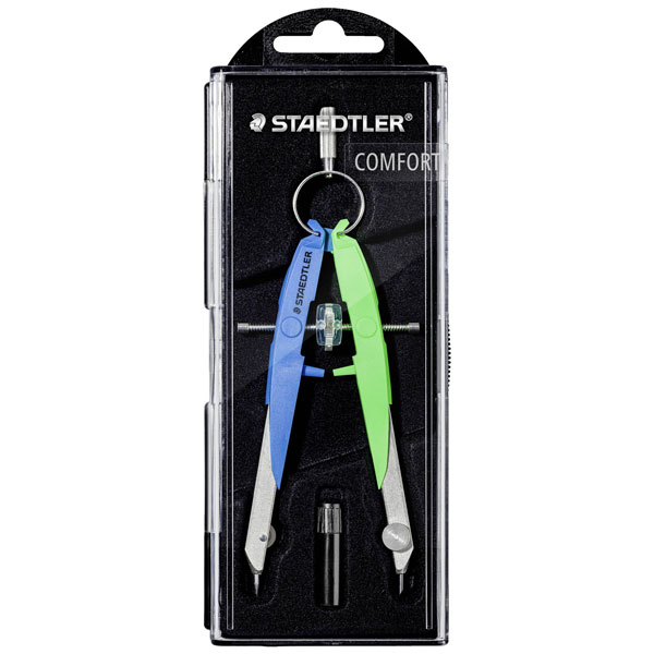 Staedtler 55600-N1 Mars Compass Neon Precision Geometry Tool