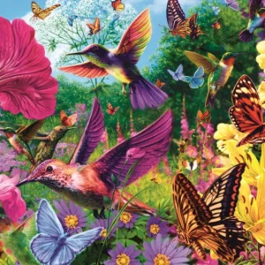 Trefl Puzzle Tea Time: Hummingbird Garden - 1000 pieces