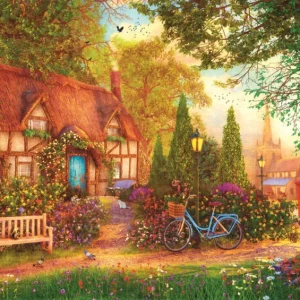 Trefl Puzzle Tea Time: Thatched Cottage - 1000 pieces