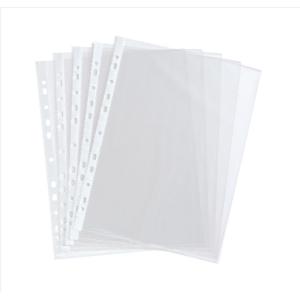 Value Punched Pocket Polypropylene Embossed Top-opening 40 Microns A4