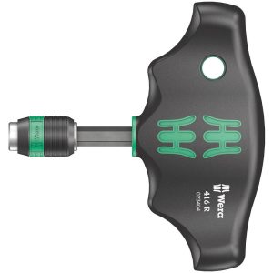 Wera 416 R Rapidaptor Bit Holder T Handle Screwdriver