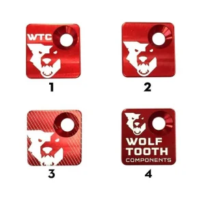 Wolf Tooth Front Derailleur Mounts Red