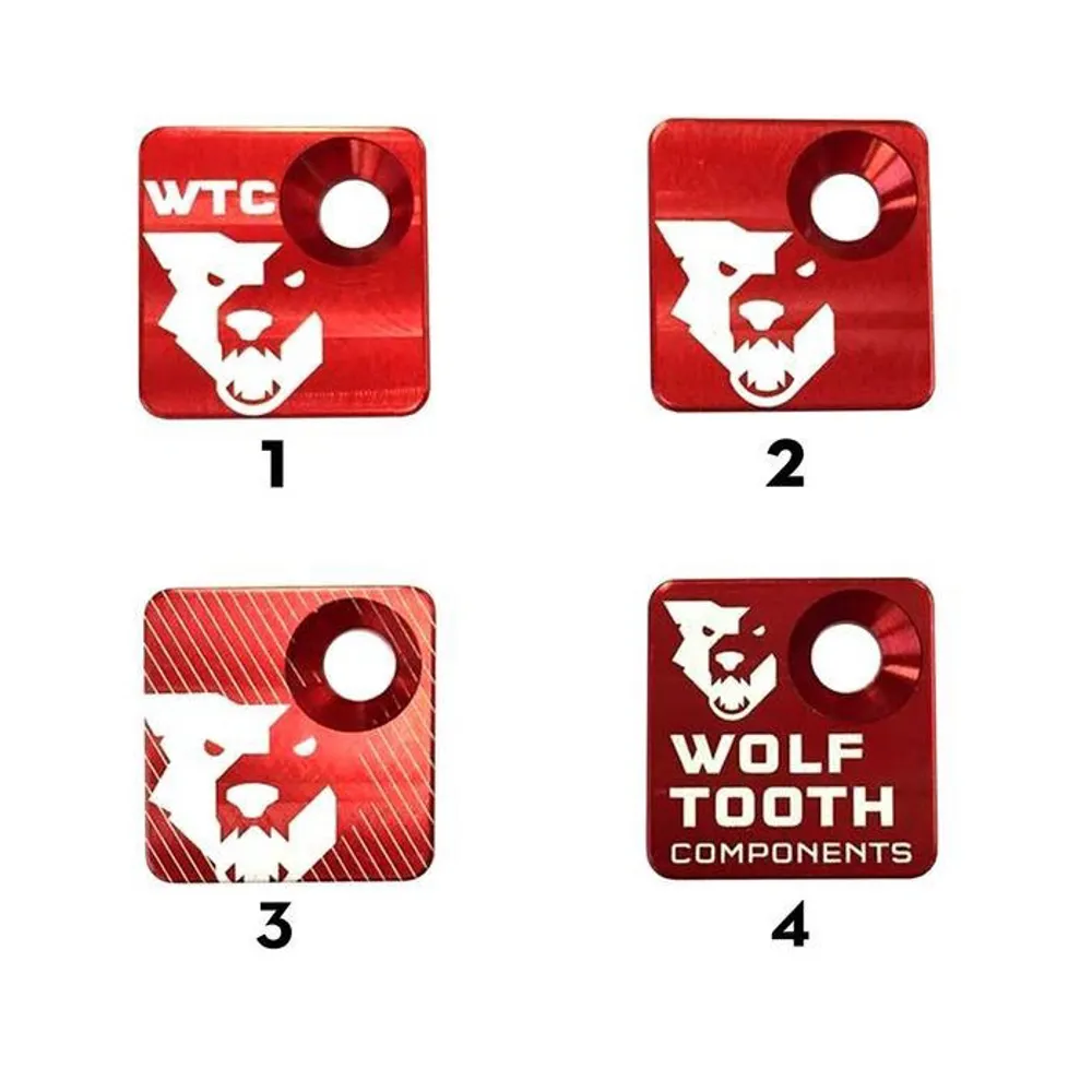 Wolf Tooth Front Derailleur Mounts Red