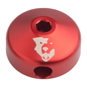 Wolf Tooth Low Profile Shock Rebound Knobs Red