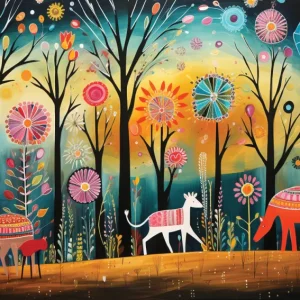Yazz Puzzle Colorful Forest - 1000 pieces
