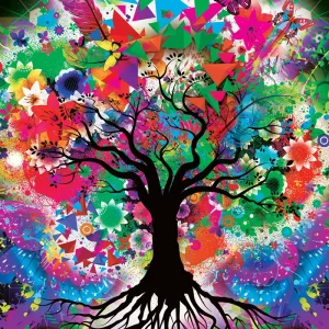 Yazz Puzzle Colorful Tree - 1000 pieces