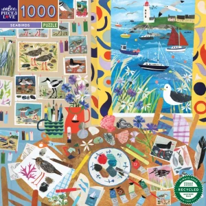 eeBoo Puzzle Seabirds - 1000 pieces