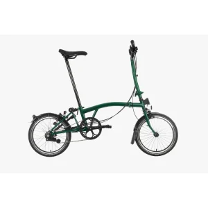 Brompton C-Line Explore High Folding Bike 2023 Racing Green