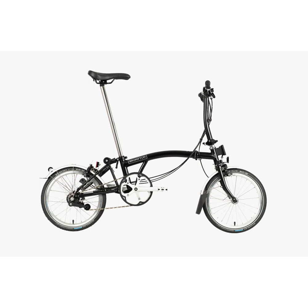 Brompton C-Line Explore Low Bar Folding Bike Black