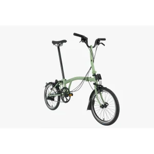 Brompton C-Line Explore With Rack Mid Folding Bike 2023 Matcha Green