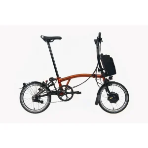 Brompton Electric C-Line Explore Mid Bar Flame Laquer