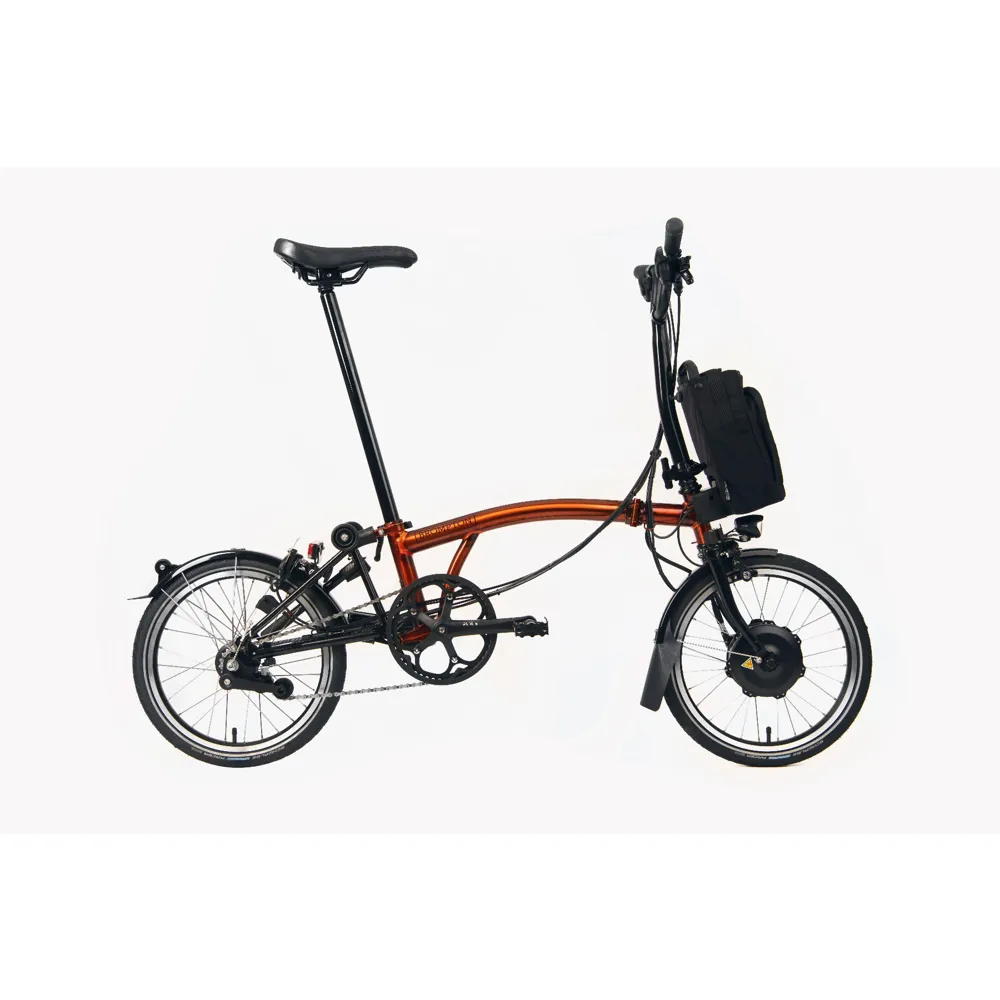 Brompton Electric C-Line Explore Mid Bar Flame Laquer