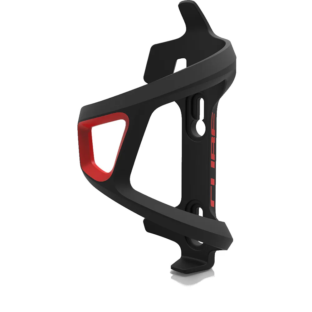 Cube HPP Left-Hand Sidecage Bottle Cage Black/Red