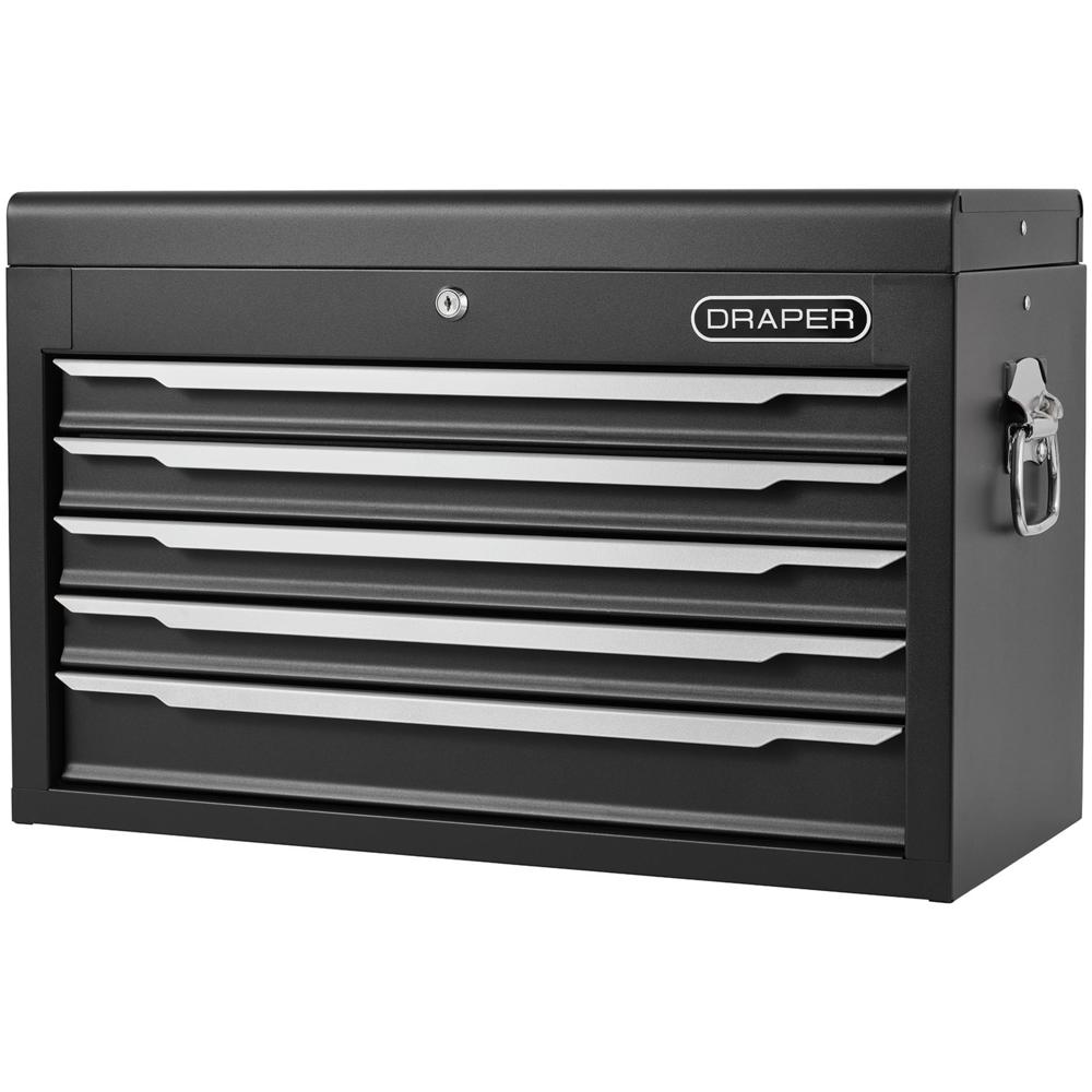 Draper 5 Drawer Tool Chest Black