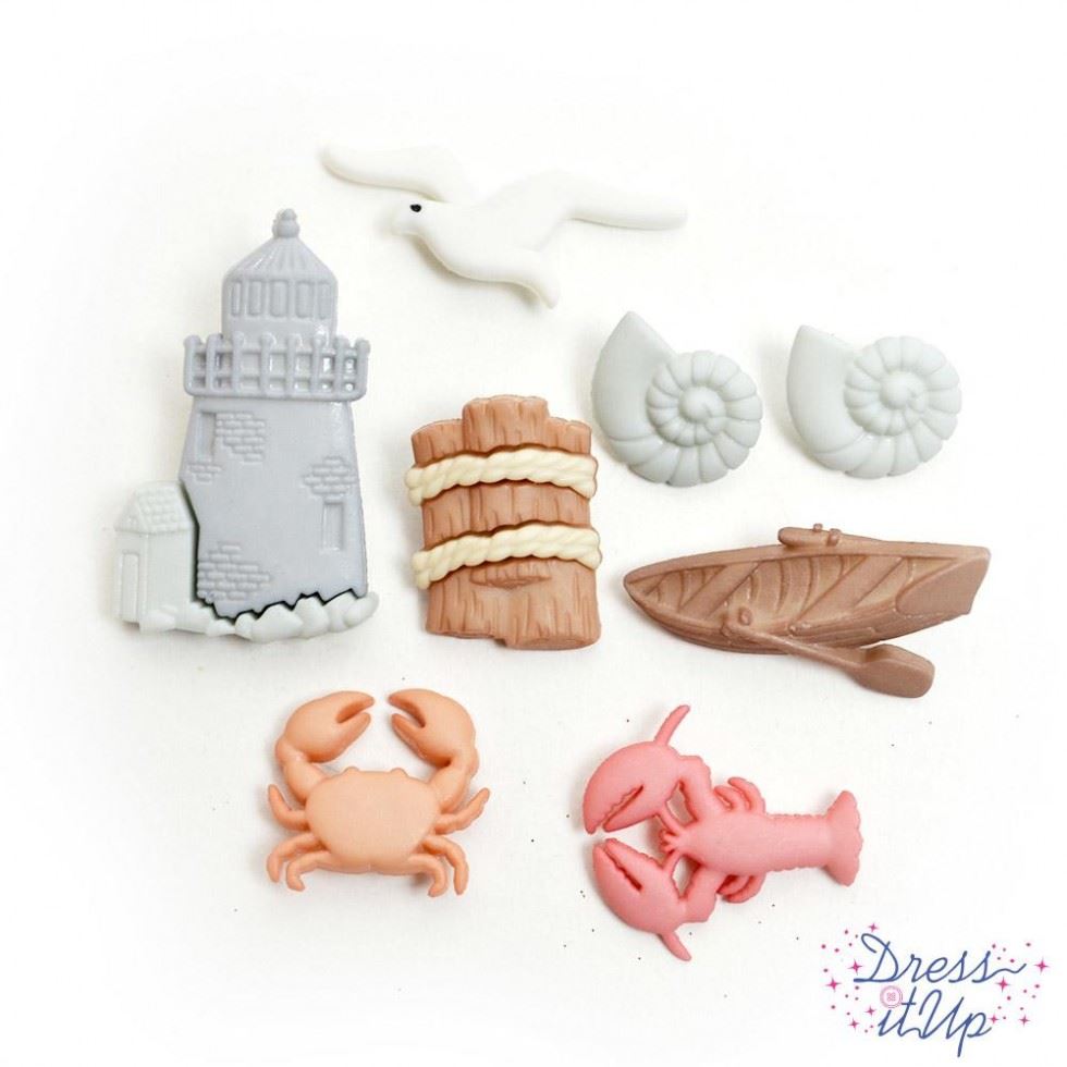 Dress It Up Ocean View Buttons