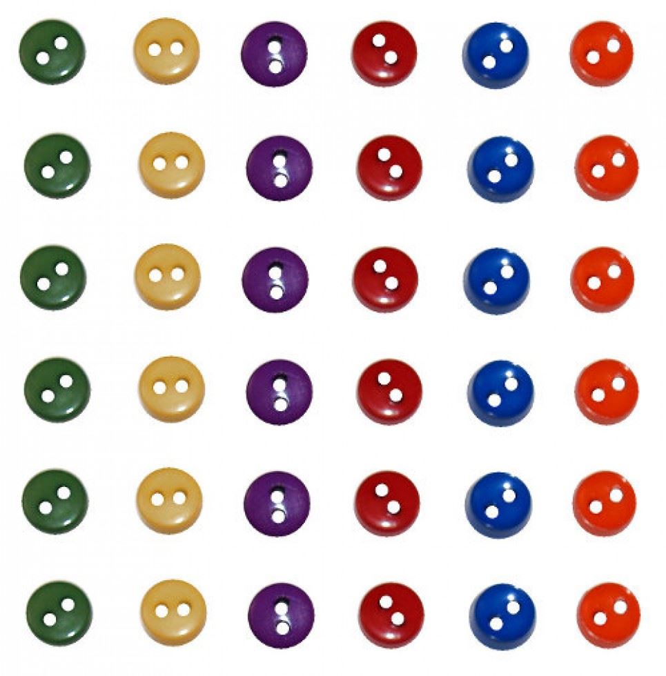 Dress It Up Round Mini Buttons