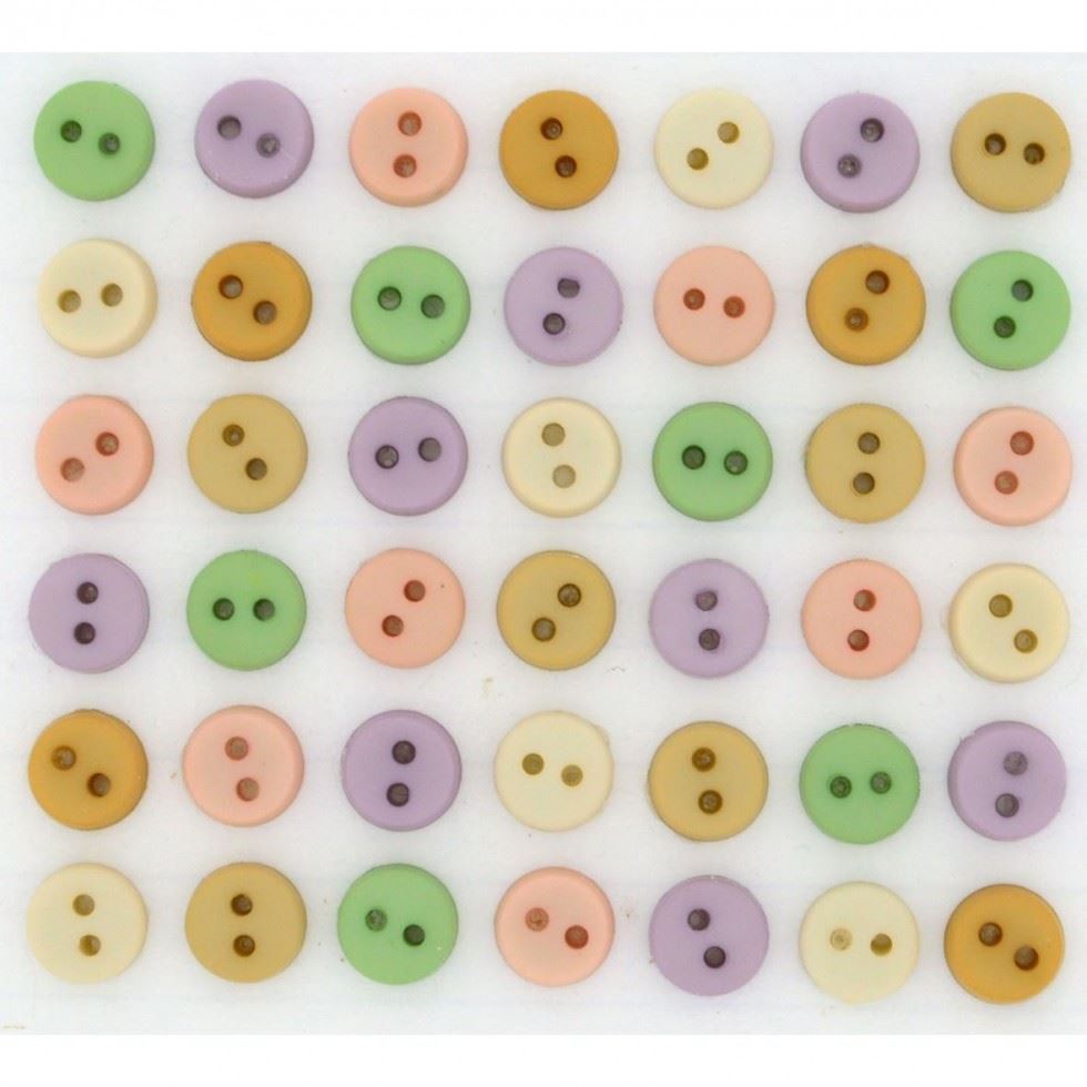 Dress It Up Round Mini Buttons