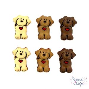 Dress It Up Ruff Ruff Buttons