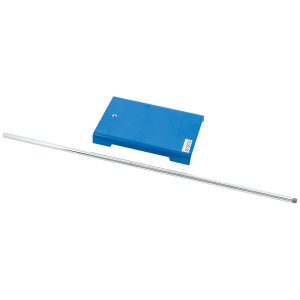 EISCO STDRD Rectangular Retort Base & Rod Set - 8"x5" Base, 23.6" Rod