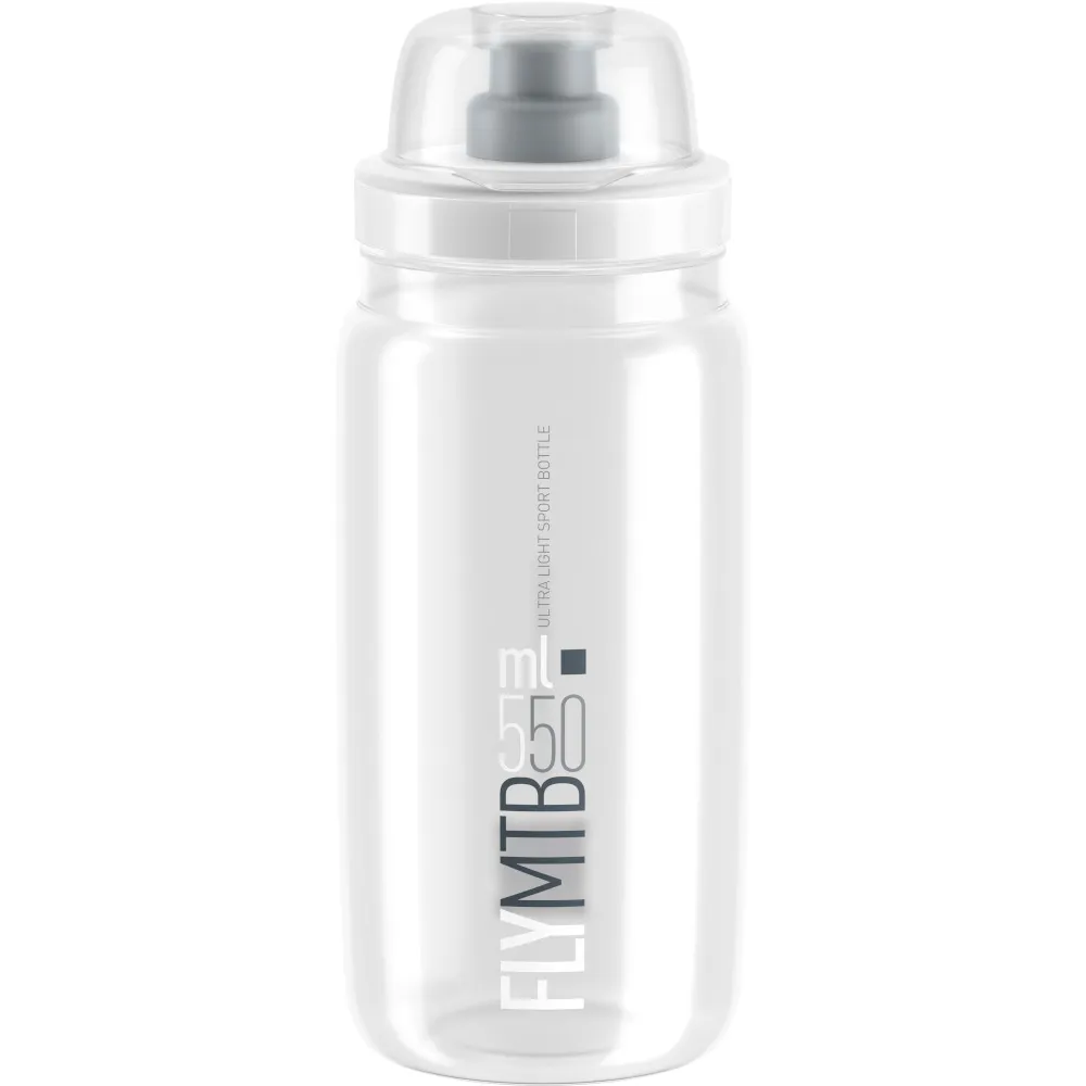 Elite Fly MTB Bottle 550ml Clear/Grey