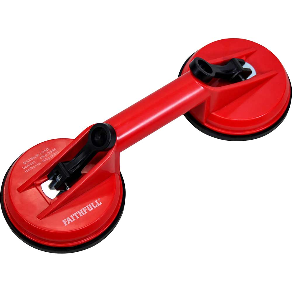 Faithfull Suction Cup Lifter Double