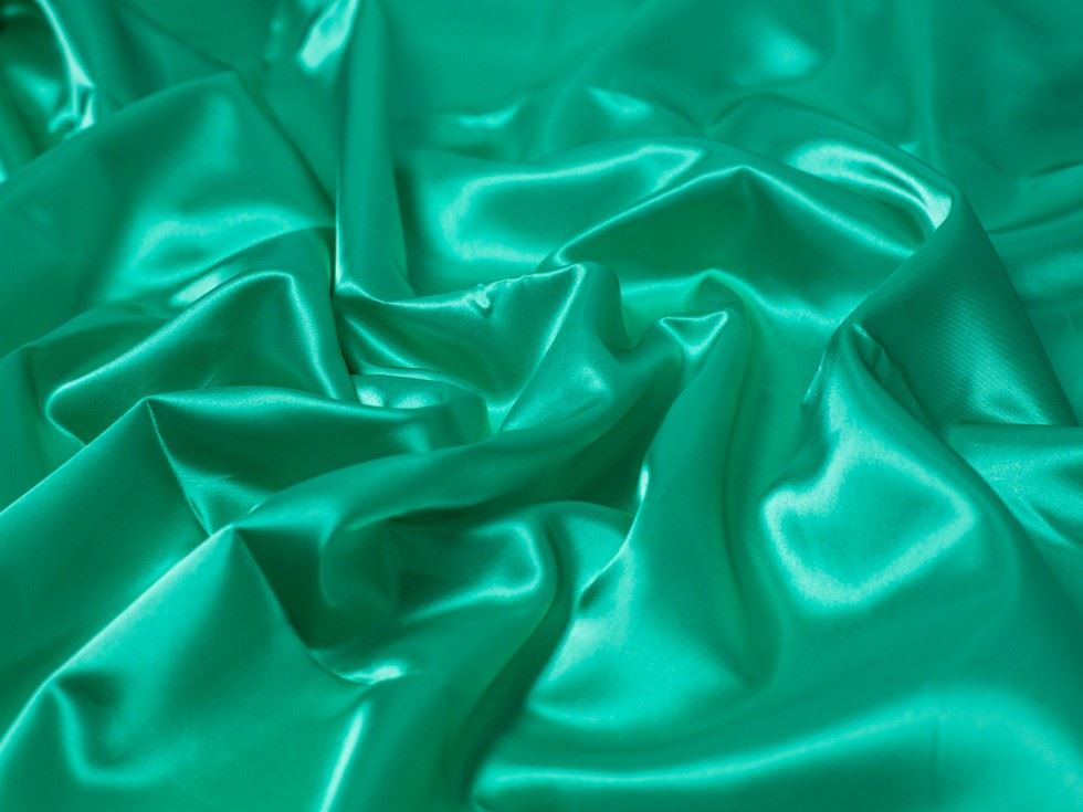 Minerva Core Range Acetate Satin Fabric Jade