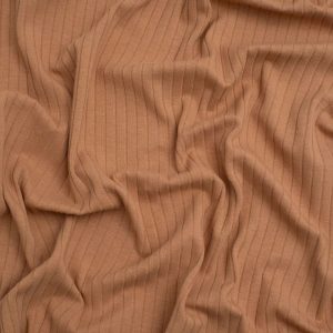Minerva Core Range Baby Soft Cotton Rib Stretch Knit Fabric Blush