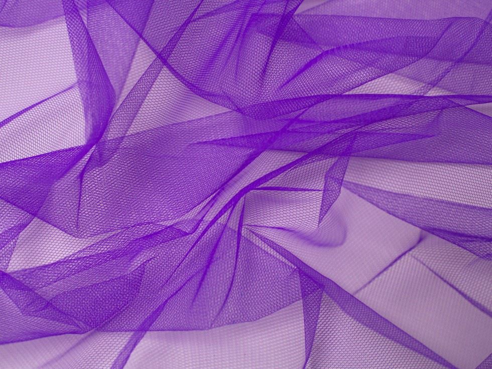Minerva Core Range Dress Net Fabric Violet