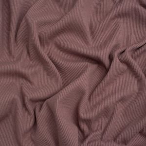 Minerva Core Range Heavy Cotton Rib Stretch Knit Fabric Fresh Rose