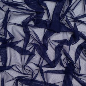 Minerva Core Range Light Stretch Power Net Mesh Fabric Navy Blue