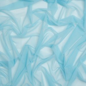 Minerva Core Range Light Stretch Power Net Mesh Fabric Sky Blue