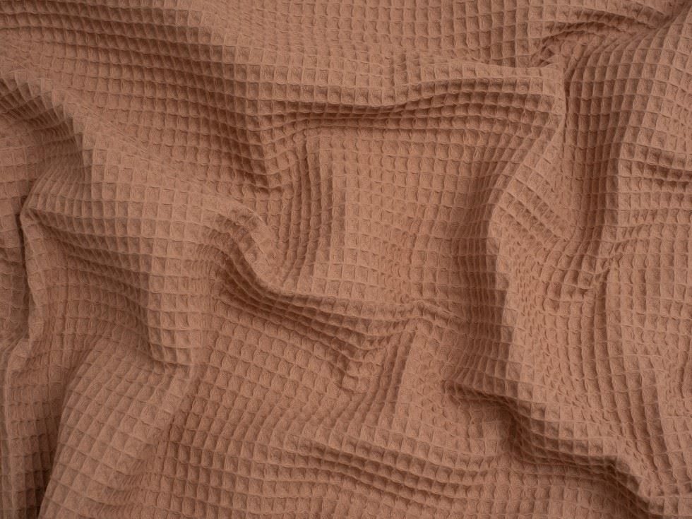 Minerva Core Range Medium Cotton Waffle Fabric Plum