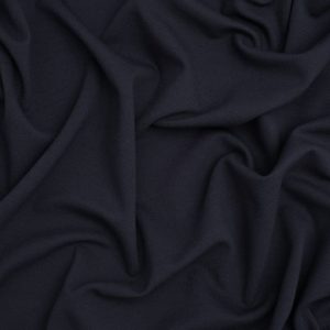 Minerva Core Range Pique Ponte Roma Double Stretch Knit Fabric Navy Blue