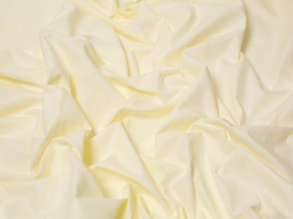 Minerva Core Range Polycotton Sheeting Fabric Lemon